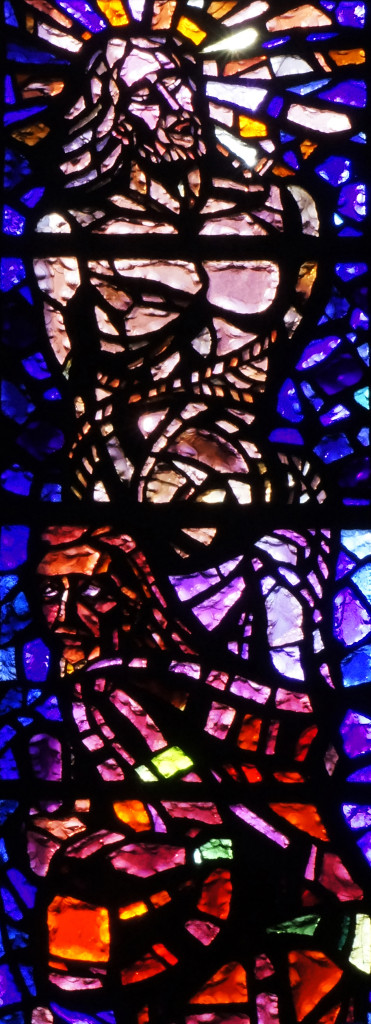 Obra Gabriel Loire en la Basílica de Lourdes en Santiago